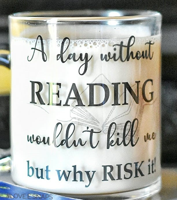 Clear Glass Photo Mug