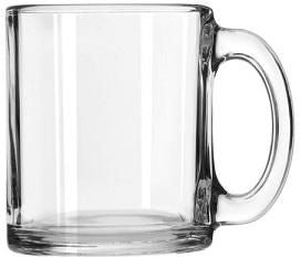 Clear Glass Photo Mug
