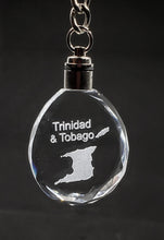 Trinidad & Tobago Glass Key Chains - Set of 3 - COMBO 2