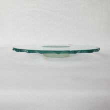 Scalloped Glass Cake Plate