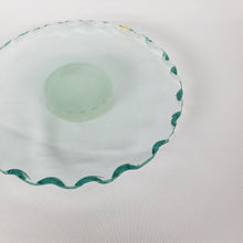 Scalloped Glass Cake Plate