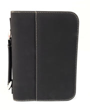 Leatherette Book/Bible Cover with Handle & Zipper