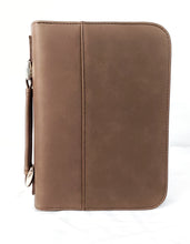 Leatherette Book/Bible Cover with Handle & Zipper