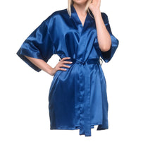 Satin Kimono Robes - Short