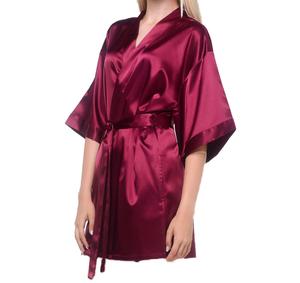 Satin Kimono Robes - Short